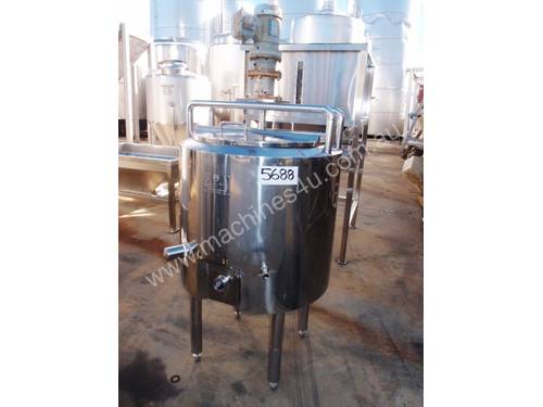 Stainless Steel Jacketed Mixing Tank, Capacity: 150Lt