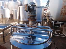 Stainless Steel Jacketed Mixing Tank, Capacity: 150Lt - picture0' - Click to enlarge