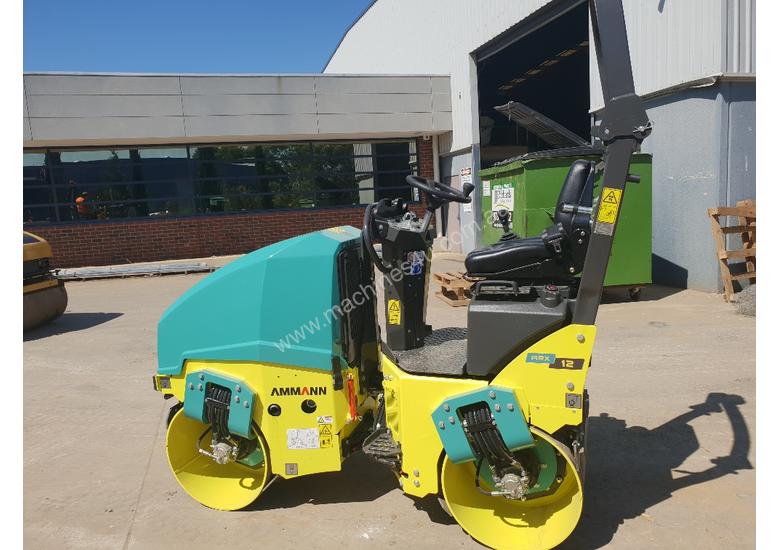 caption UNUSED AMMANN 1.5T TANDEM ROLLER