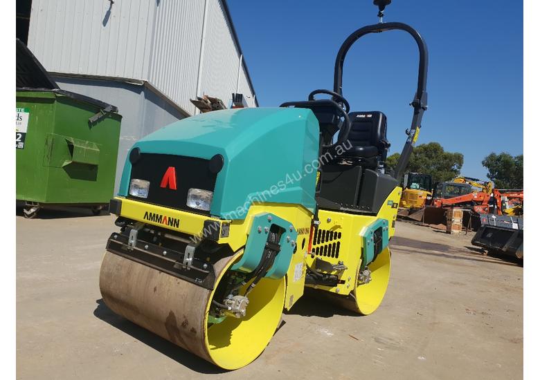 caption UNUSED AMMANN 1.5T TANDEM ROLLER