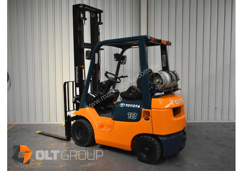 Toyota Forklift 1 8 Tonne 4 5m Lift Height Lpg New Steer Tyres Sydney