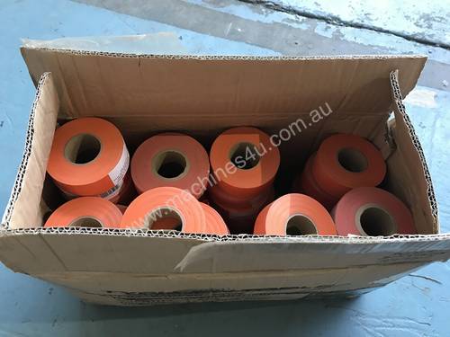 Safety Flagging Tape Orange 30mm x 90mtr x 40 Rolls Opened Box