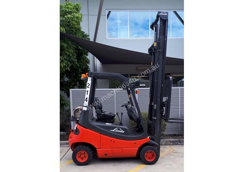 caption Used Forklift: H18T Genuine Preowned Linde 1.8t