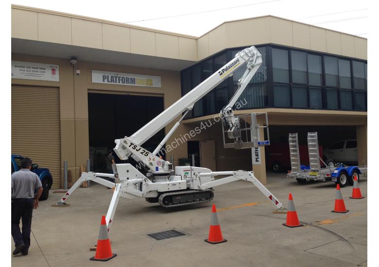 caption PALAZZANI TSJ 25 - 25m Spider Lift. Price from $780 per week.