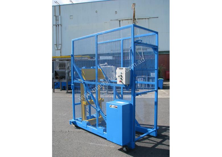 Used K&S Waste Industrial Commercial Hydraulic Wheelie Bin Tipper K S