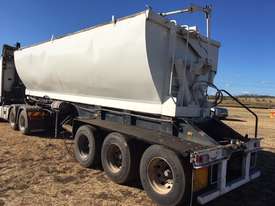 Howard Porter Hi-Cube Side Tipper  Lead trailer with ring feeder. - picture2' - Click to enlarge