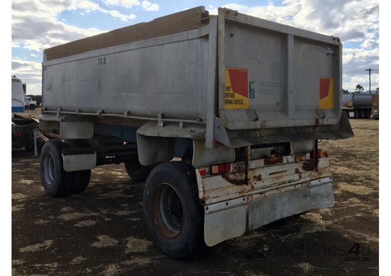 caption SHEPHARD single axle dog trailers