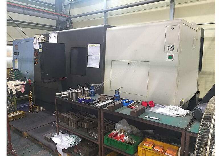 caption 2016 Doosan Puma-4100LB CNC Lathe