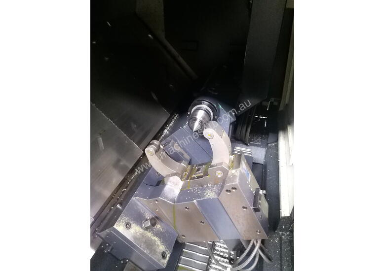 caption 2016 Doosan Puma-4100LB CNC Lathe