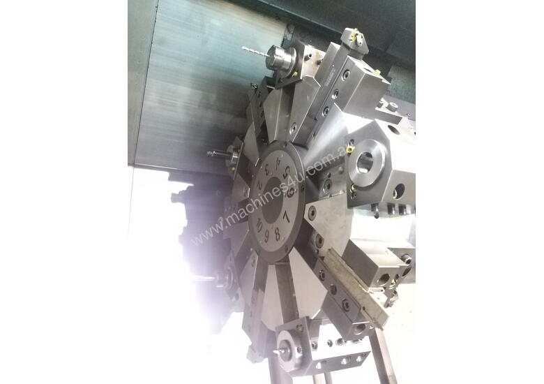 caption 2016 Doosan Puma-4100LB CNC Lathe