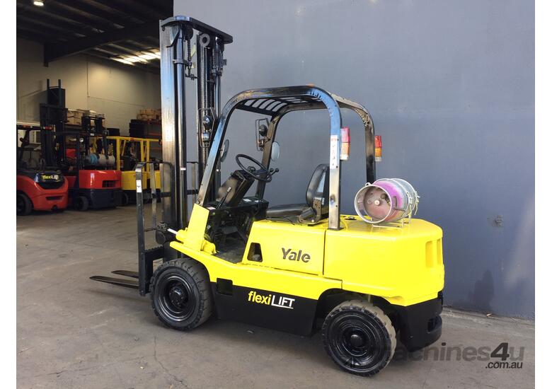 Used Yale Yale Gp080rdjuav2750 2 5 Ton Lpg Forklift Refurbished