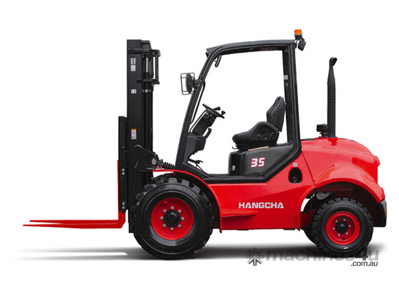 New 3.5ton 2WD Rough Terrain Forklift / 4m lift / 3 stage mast / Diesel