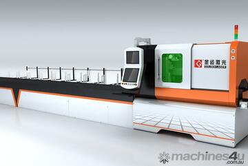 Round Tube Fiber Laser Cutting Machine