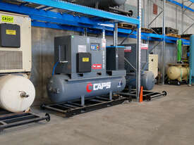 CAPS BRUMBY 7KW TANK MOUNTED ROTARY SCREW COMPRESSORS CR7-CS-10-500 - Hire - picture0' - Click to enlarge