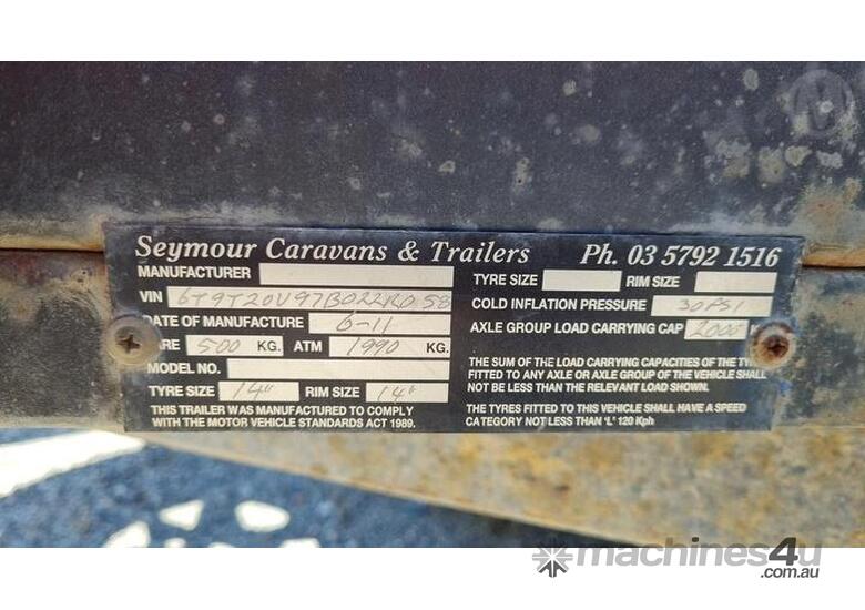 Buy Used Seymour Seymour Box Trailer in , Listed on Machines4u