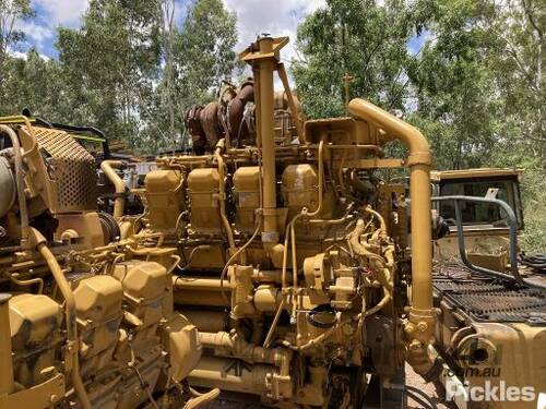 Caterpillar Diesel Engine, 8 Cylinders, Note: No Identifiers Visible, Parts Missing - Mechanical Con