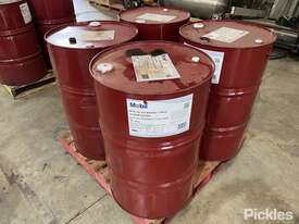 Pallet of 4 Oil Drums (unknown amounts) - picture0' - Click to enlarge