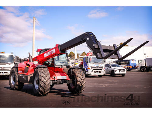 caption Manitou MLT-X 741-140 V+ Agricultural Telehandler - 4.1T Capacity