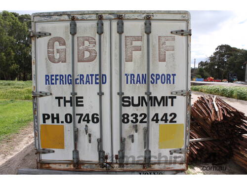 Refrigerated Truck Body, No motor used for storage