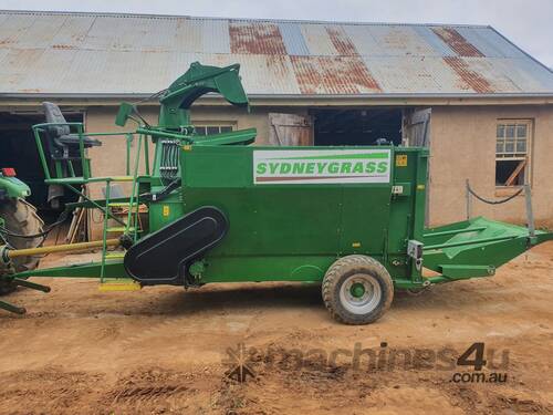 Bale chopper and blower