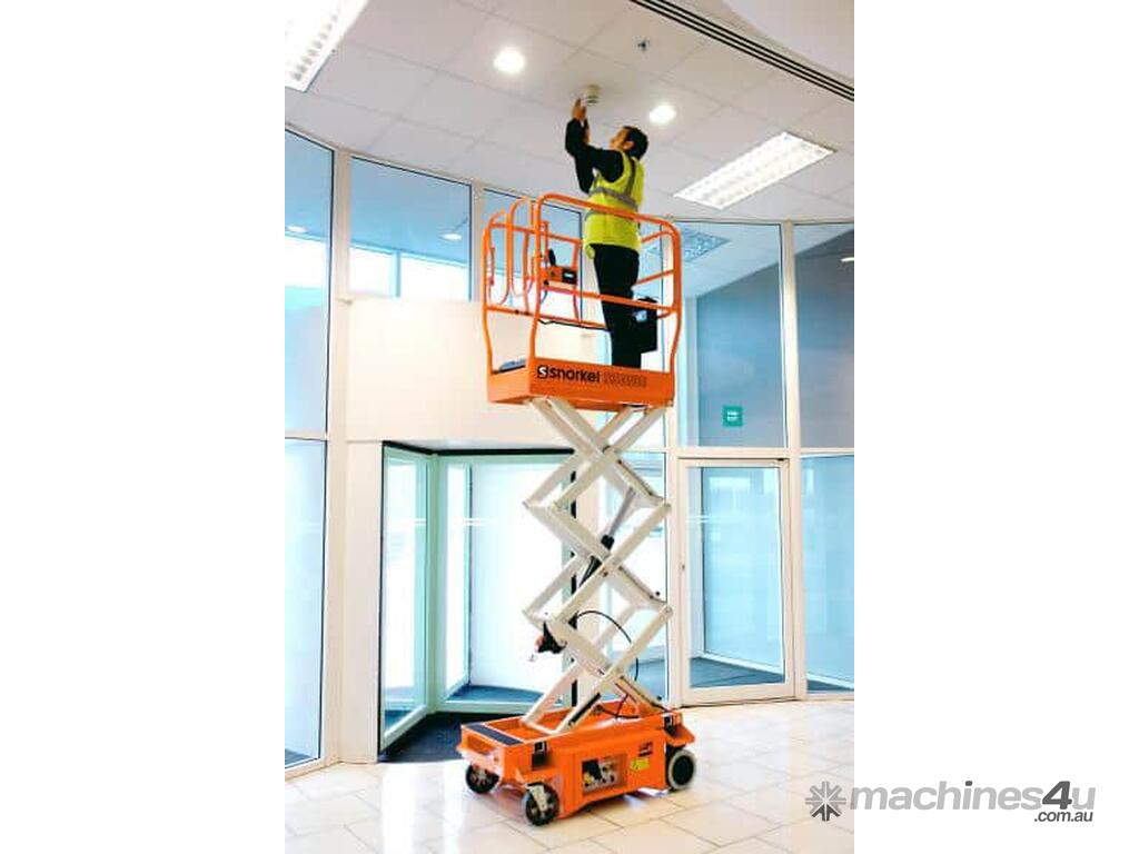 Hire snorkel SCISSOR LIFT ELECTRIC LIGHTWEIGHT 10FT Scissor Lift