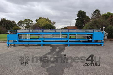 Sandvik Stainless Steel Belt Cooling Conveyor - 9m long