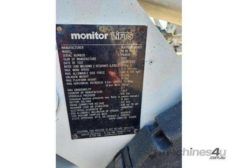 ACCESSWORX - 2013 PLATFORM BASKET 1890 SPIDER BOOM