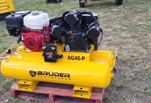 Bruder AG40-P Honda Driven Piston Compressor on 180L tank with electric start