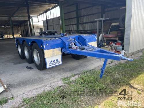 2023 AAA Trailers Tri Axle Converter Dolly Tandem Axle Road Train Dolly