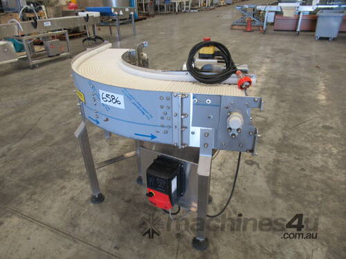 Plastic Intralox Belt Conveyor, 1600mm L x 300mm W