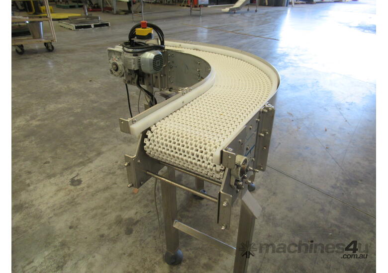 Plastic Intralox Belt Conveyor, 1600mm L x 300mm W