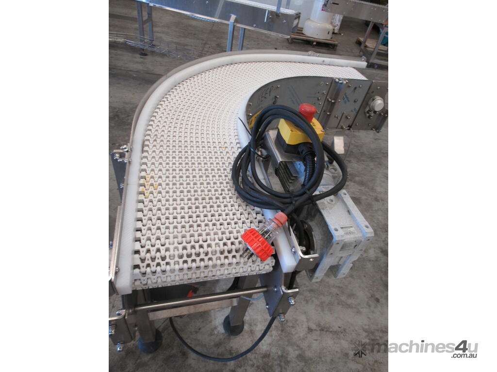 Used Australis Engineering Plastic Intralox Belt Conveyor 1600mm L x