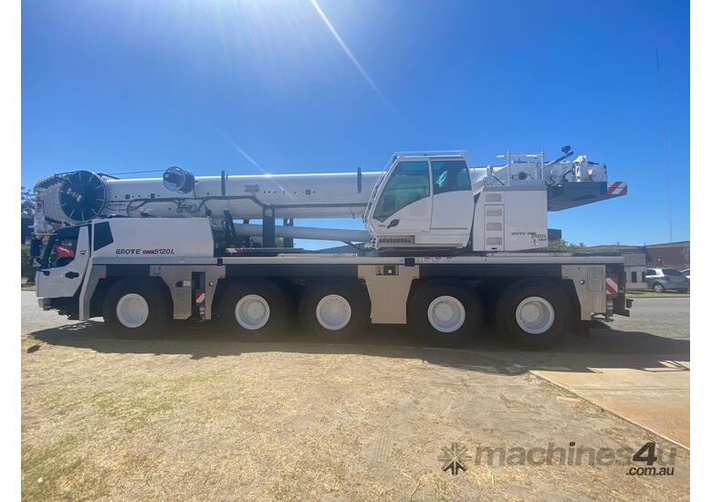 caption 2023 Grove GMK 5120L All Terrain Crane – High Capacity, Fuel-Efficient Lifting!