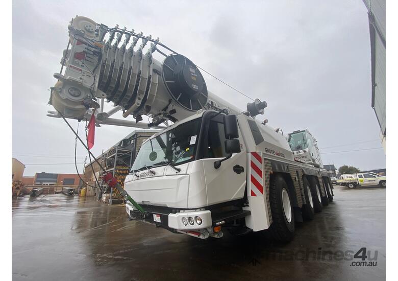 caption 2023 Grove GMK 5120L All Terrain Crane – High Capacity, Fuel-Efficient Lifting!