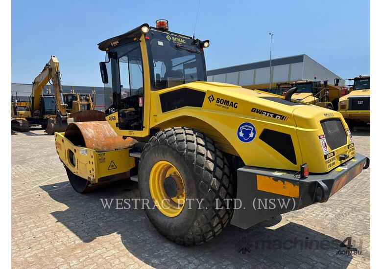 caption BOMAG BW213D-5 Vibratory Single Drum Smooth