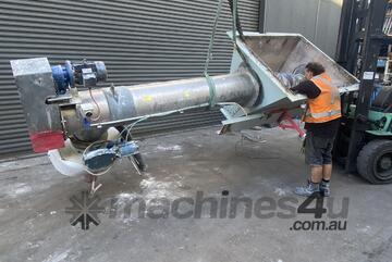 2.5m 450 Stainless helical auger screw feeder conveyor hopper Bulker bag filling