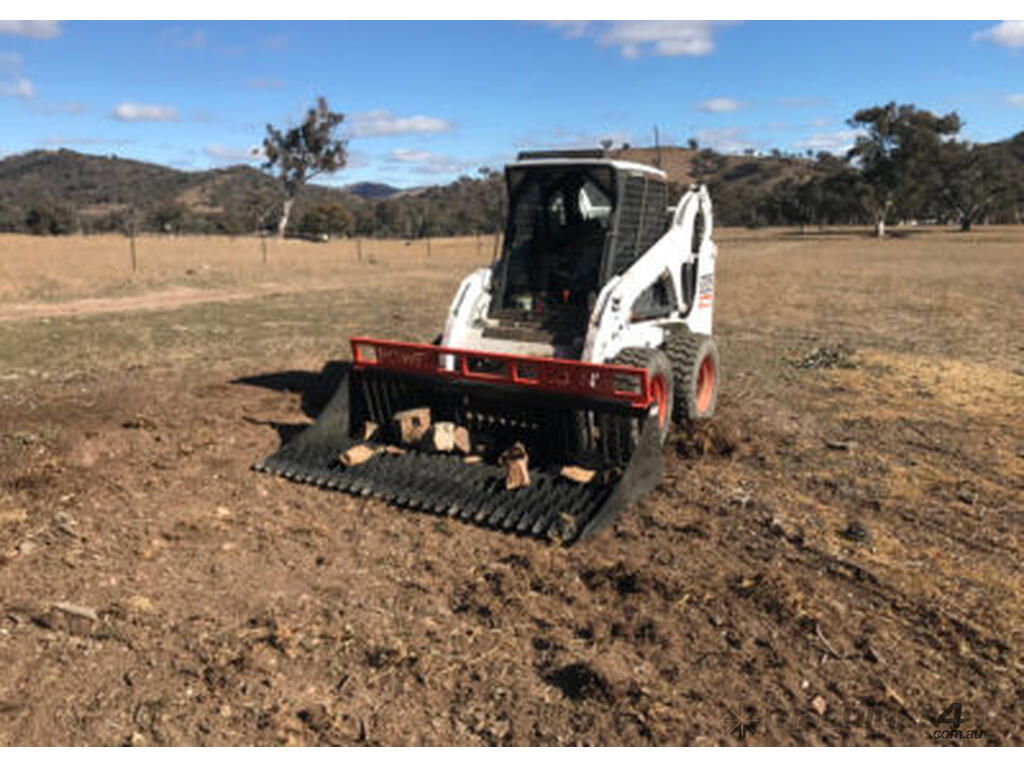 New Power Hound Skid Steer Rock Buckets Manufactured Designed in