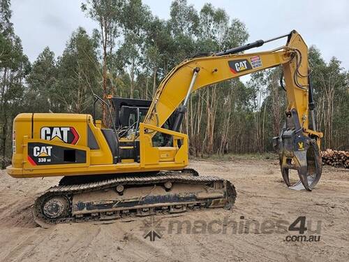 2019 CATERPILLAR 330GC EXCAVATOR WITH GRAB/SAW