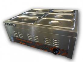 BAIN MARIE, 6 X 1/3 GN TRAYS BSB-6T - picture0' - Click to enlarge