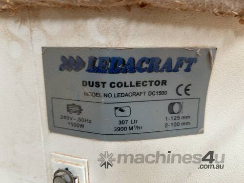 Ledacraft DC1500 Single Bag Dust Extractor