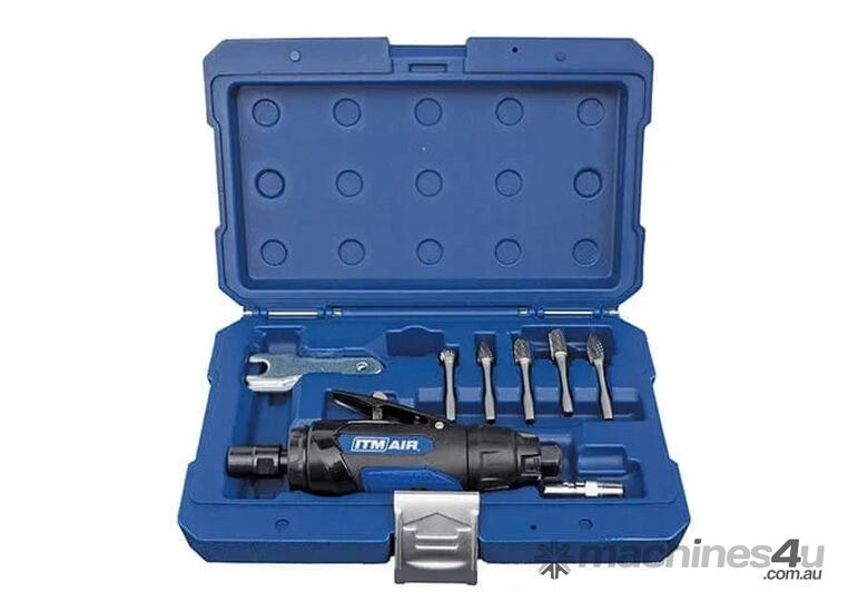 caption Die Grinder Kit with 5 Carbide Burrs & Case - TM340-312KIT5 by ITM