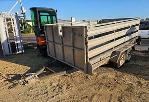 Tandem Trailer with High Sides - 2000mm x 3630mm