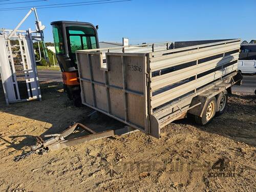 Tandem Trailer with High Sides - 2000mm x 3630mm