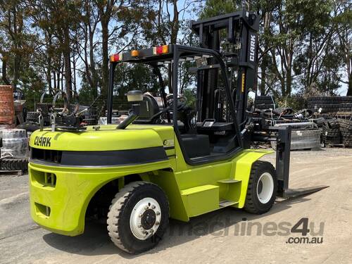 Clark C70L # 7 Tonne Gas Forklift # 7000kg Load Capacity # 6200mm Lift Height # 1800mm Fork Tynes 