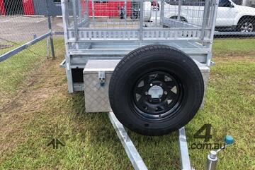 8 x 5 Heavy-Duty Cage Trailer Australian Steel