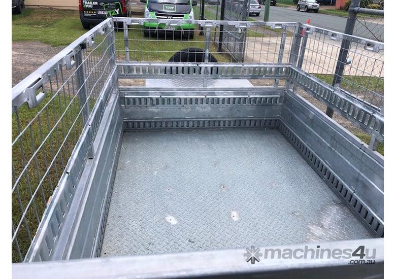 caption 8 x 5 Heavy-Duty Cage Trailer Australian Steel