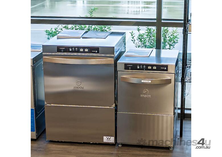 Fagor EVO-CONCEPT glass washer with drain pump and detergent & rinse dispenser cold rinse - CO-402BD