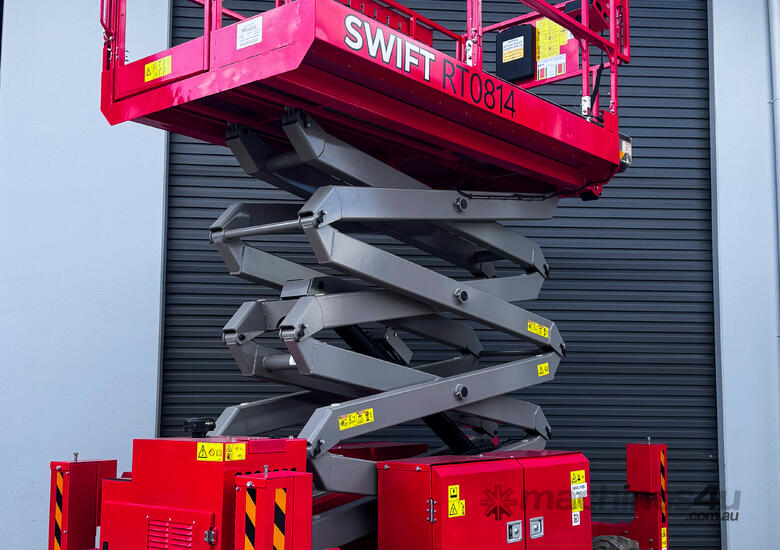 2025 New From Swift Equipment 27FT Narrow RT Scissor Lift image 3