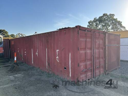 caption 40 Foot Shipping Container