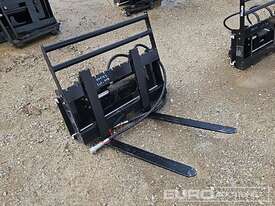 Unused Captok Side Shift Forks to suit Mini Skidsteer Loader  - picture0' - Click to enlarge